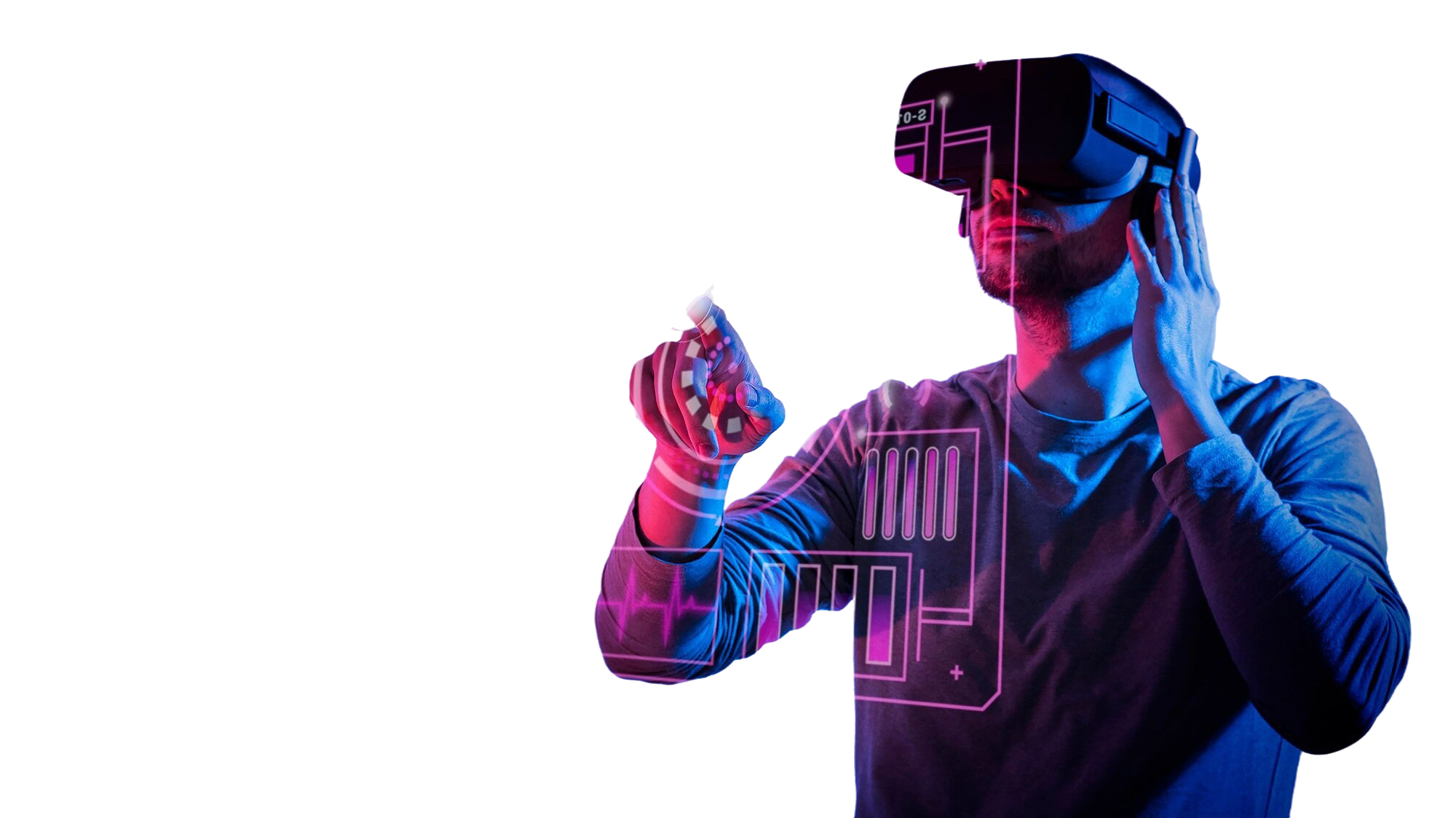 Ilustración representativa de análisis de datos y desarrollo de software por Vizcatch Analytics